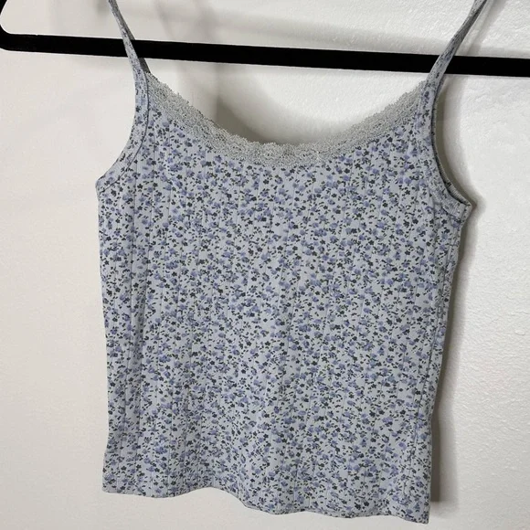 Brandy Melville Green Jogger Track Pants and floral cami set - Picture 8 of 11